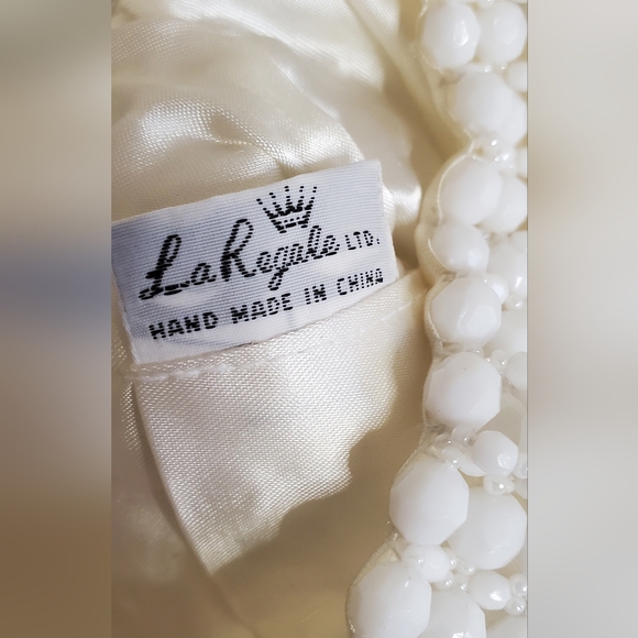 Vintage Beaded Evening Bag Wedding Formal Party Purse - Picture 5 of 5